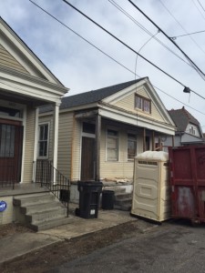 Here's a view of the front once finished. The porta potty kind of blocks some of the view. Should have taken the photo from the other side. 